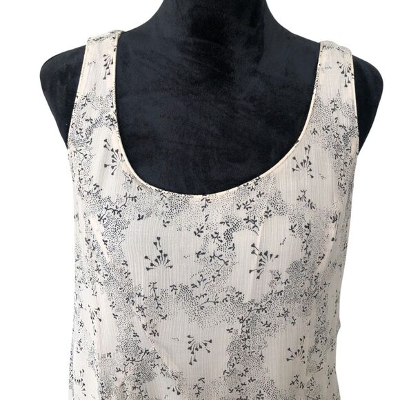 Rebecca Taylor Romantic Flowy Boho Ruffle Hem Silk Blend Mini Dress $395 Sz 14 - Picture 5 of 16